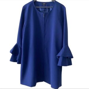 Alfani Ruffled Sleeve Jacket.  New with tags